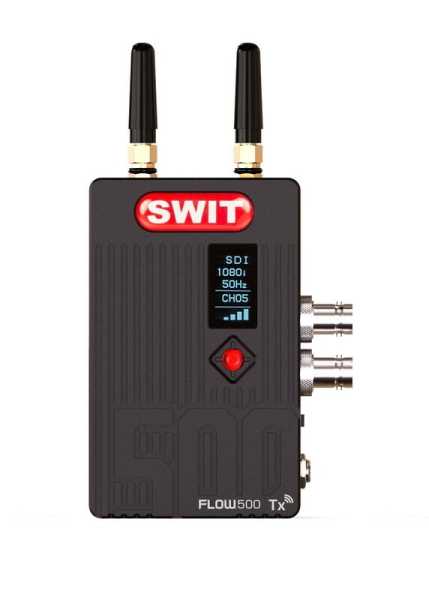 Swit FLOW500 Tx, 3G HD-SDI / HDMI mit NP-F Akku Mount